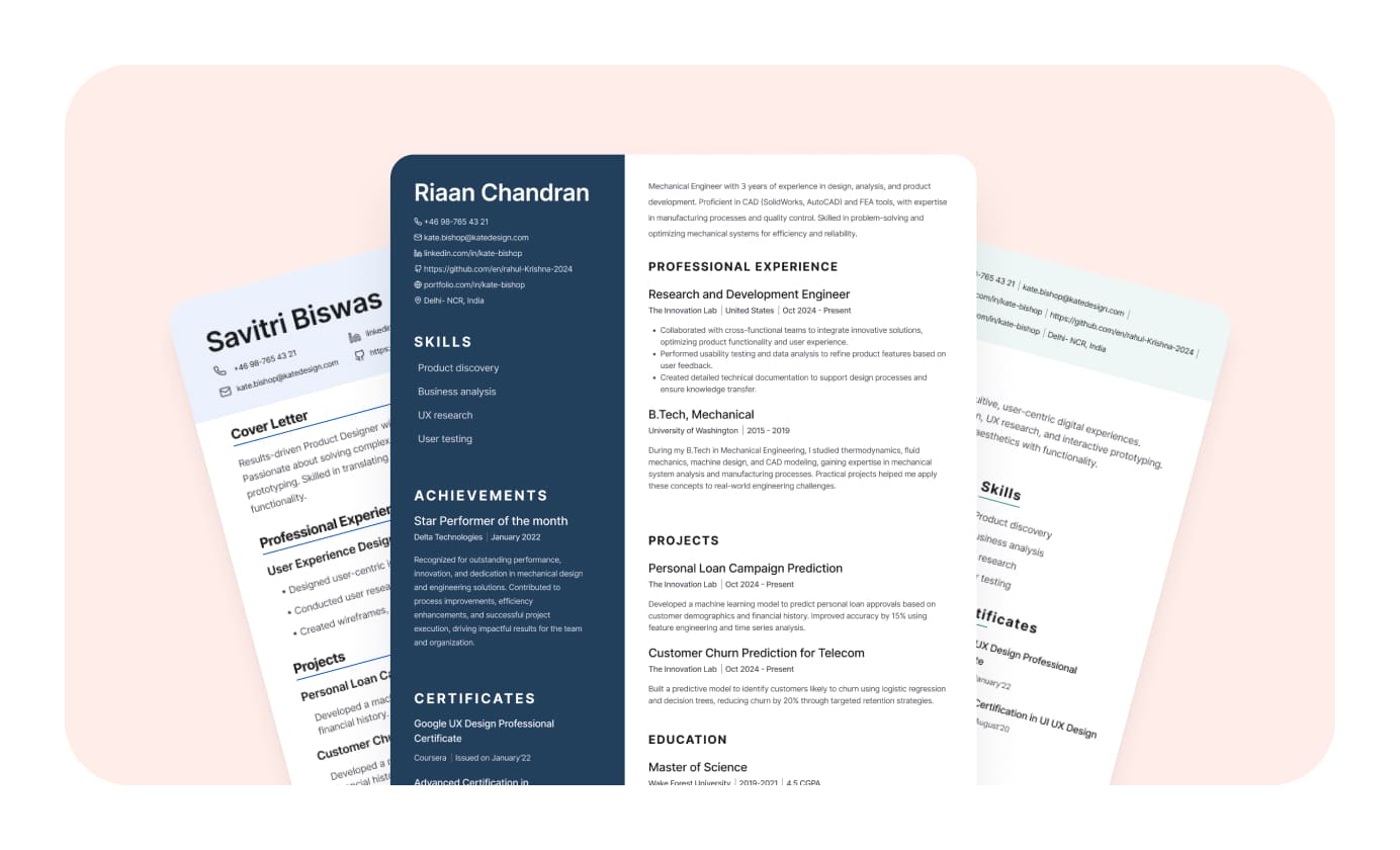 Resume builder to help you img