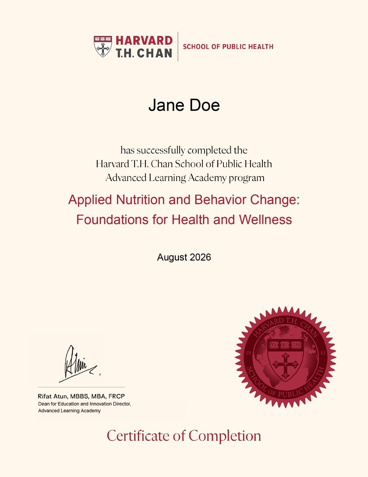 certificate image